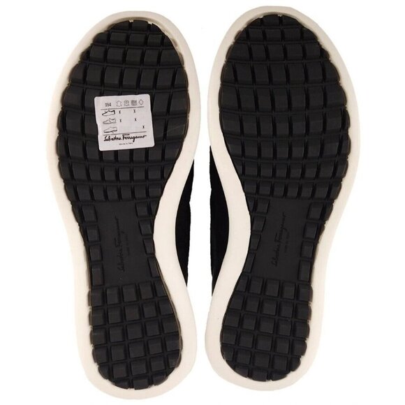 Salvatore Ferragamo Dion Slip On Sneaker Size 43.5 10.5 EE Mens Black $595 - Picture 8 of 16